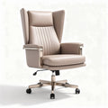 Leather executive office chair with adjustable height and ergonomic design 70 x 70 x 120cm